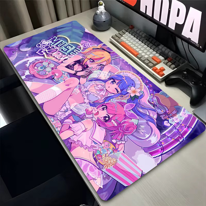 Rutschfestes Gummi Mauspad von Potdemiel in Multicolour für PC und Laptop mit HD-Design für Gaming und Büro - Bild 1