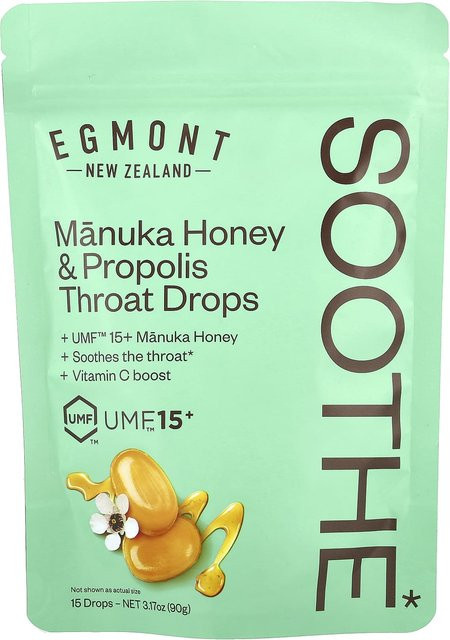 Egmont Manuka-Honig & Propolis Halspastillen 15 x 90 g - Bild 1