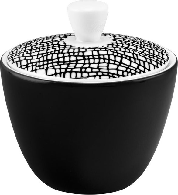 Seltmann Weiden Zuckerdose Life Fashion Schwarz 260 ml - Bild 1