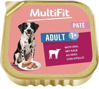 MultiFit Nassfutter Hund Pastete Kalb 18 x 300 g - Bild 1