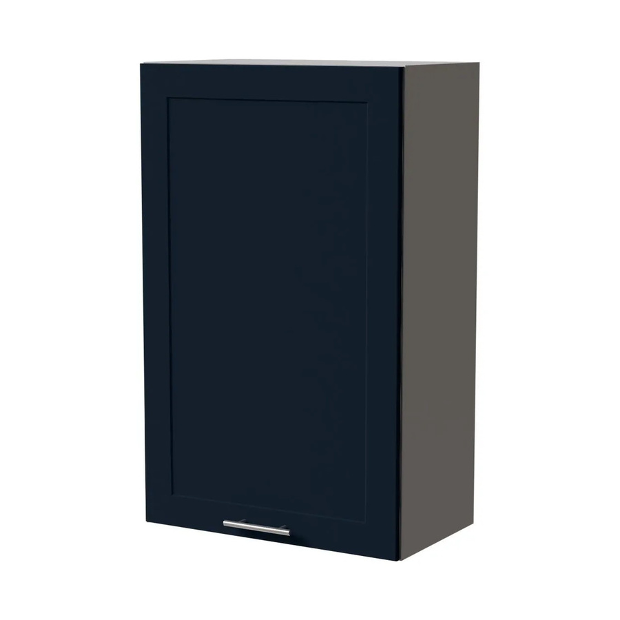 Feldmann-Wohnen Hängeschrank Oslo W4/60/60/96 in Grau und Indigo Matt, B/T/H: 60 x 32,5 x 96 cm - Bild 2