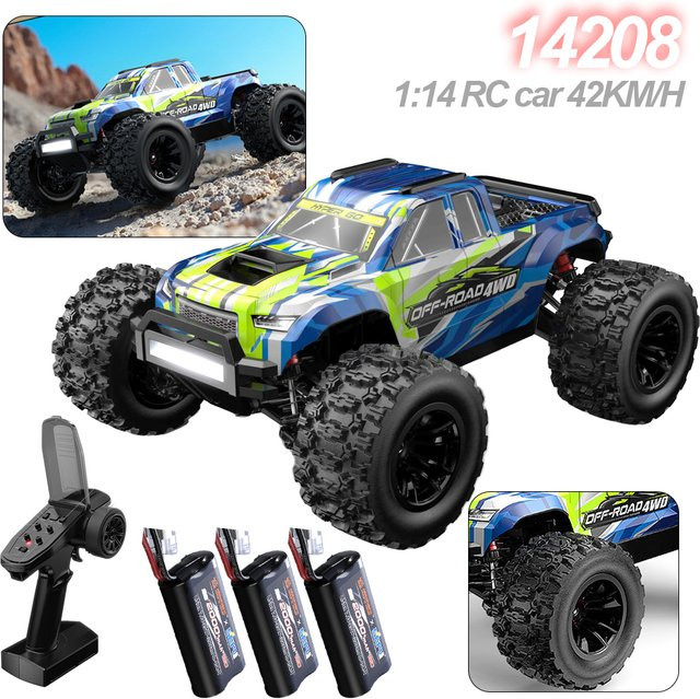 MJX 14208 RC Offroad-Auto, 1/14, 4WD, Hochgeschwindigkeits-Drift-Rennwagen, Monster-Truck, ferngesteuert - Bild 1