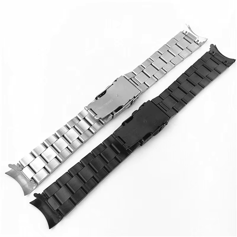 Aotelayer Uhrenarmband Edelstahl, gebogenes Ende, 20 mm, 22 mm - Bild 2