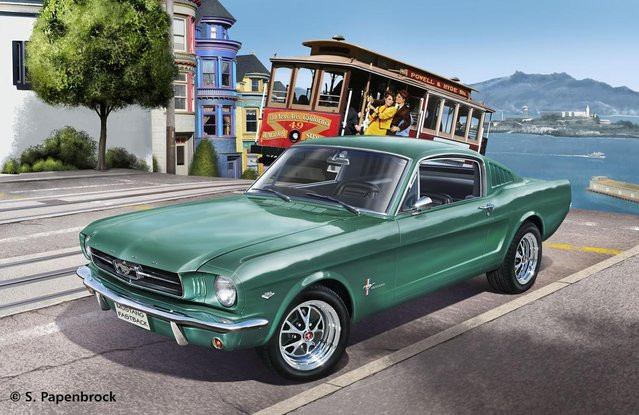 Revell Model Set 1965 Ford Mustang 2+2 Fastback, Modellbau, 1:24 - Bild 4