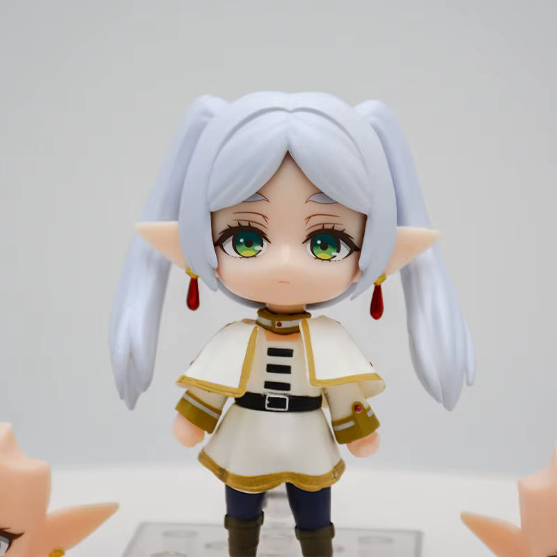 Frieren Beyond Journey's End Anime Figur Farn Noodle Stopper Actionfigur von KONBORE in Weiß - Bild 3