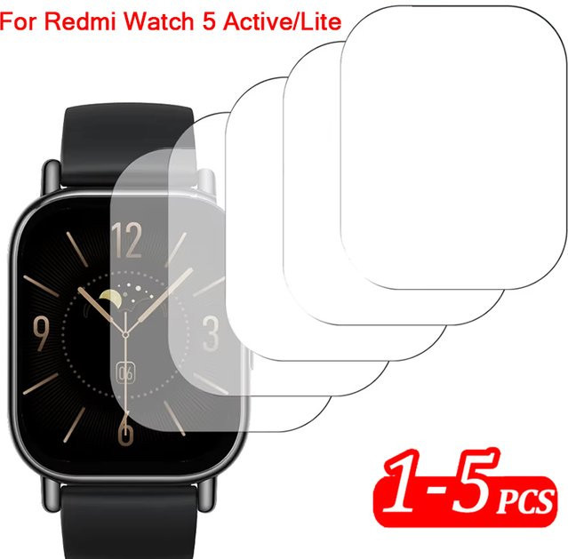 Xiaomi Hydrogel Film für Redmi Uhr 5 Aktive/Lite, transparent, Unisex - Bild 1