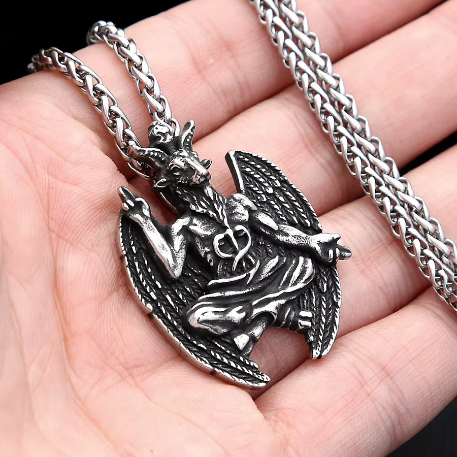 owlucky Anhänger Edelstahl, Vintage, Silber, Unisex - Bild 2