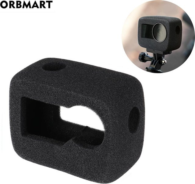 DJI Windschutzabdeckung aus Schwammschaum für Osmo Action 5 Pro, 4 und 3 in Schwarz zur Windgeräuschreduzierung - Bild 1