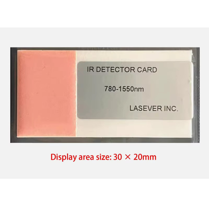 Kedomai Infrarot-Laser-Bildschirm mit lichtempfindlicher IR-Detektorkarte im Wellenlängenbereich 780 nm bis 1500 nm, Mehrfarbig - Bild 2