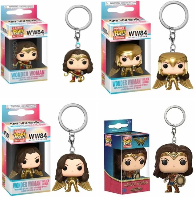 Funko DC Heroes Wonder Woman 1984, Taschen-Schlüsselanhänger, Justice League - Bild 1