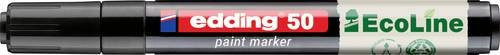 Edding Lackmarker 50 EcoLine Permanent Marker mit Bullet-Spitze in Schwarz - Bild 1