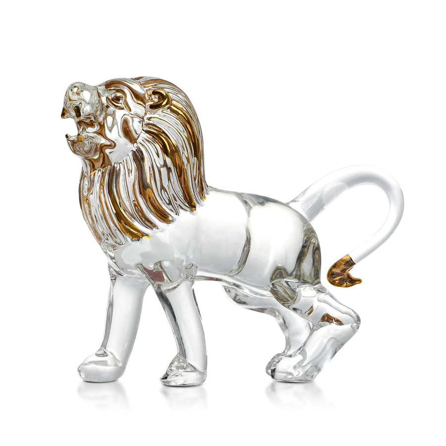 H&D Feng Shui Kristall Thai Elefantenstatue mit Rüssel nach oben, transparent, Höhe: 4,5 cm - Bild 1