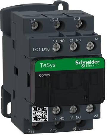 Schneider Electric LC1D18U7TQ Leistungsschütz grau - Bild 1