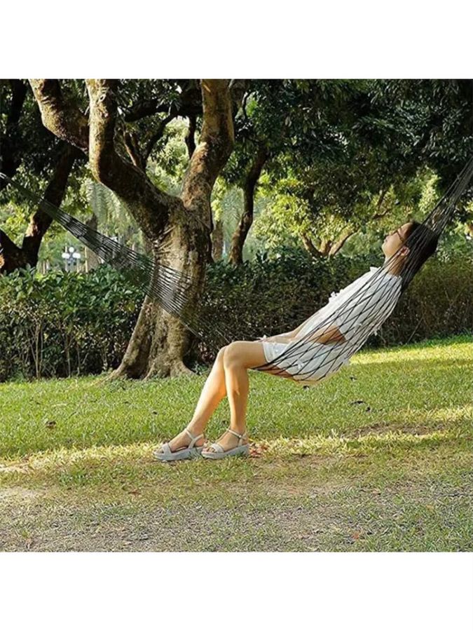 YTYIN Outdoor-Camping-Hängematte aus Nylon in Rot für eine Person - Bild 4