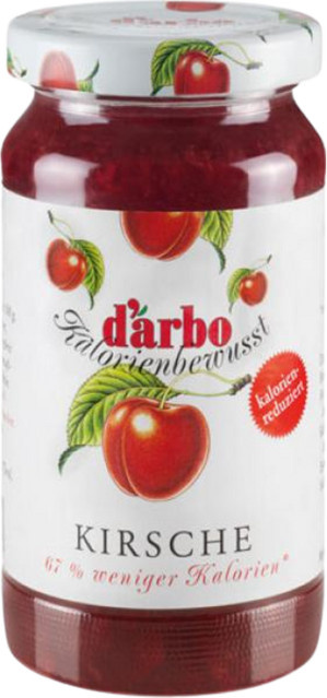 Darbo Kalorienbewusst Kirsche Konfitüre 220 g - Bild 1
