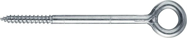 Celo Ösenschraube für Gerüstverankerung aus verzinktem Stahl in Silber, Durchmesser: 12 mm, Länge: 120 mm - Bild 1