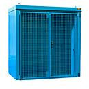 Bauer Gasflaschen-Container GFC-B M1, feuerbeständig und abschließbar, Blau, B/T/H: 117,5 x 212,0 x 226,5 cm - Bild 2