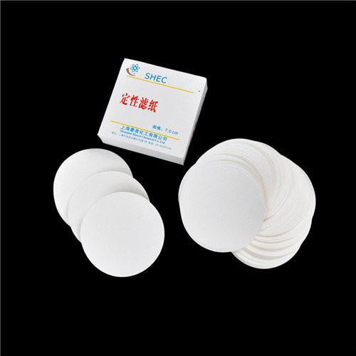 eelhoe Filterpapier für Laborfiltration, weiß, 100 Stück, Durchmesser: 7 cm - Bild 1