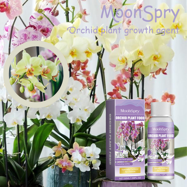 MOONSPRY Flüssiger Orchideendünger für Hydrokulturen, 50 ml - Bild 1