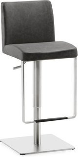 Mayer Sitzmöbel Barhocker 1260EL, grau, Kunstleder, Breite: 40 cm, höhenverstellbar - Bild 1