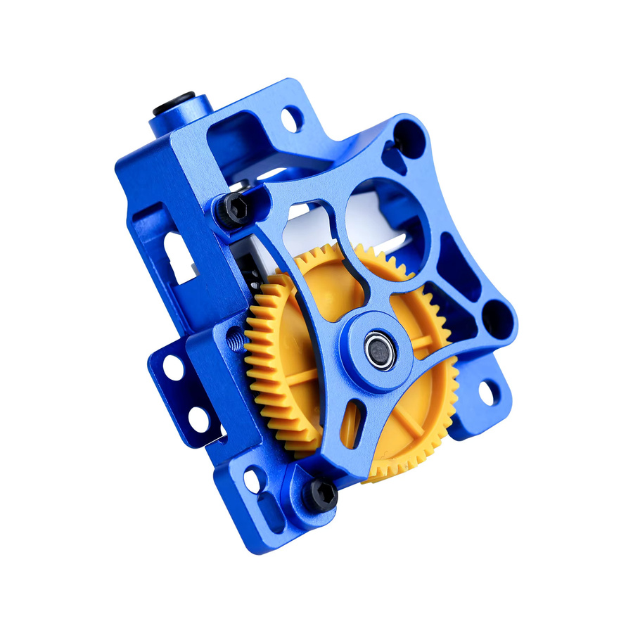 Bambu Lab CNC-Metall-Extruder-Einheit aus gehärtetem Stahl für P1S, P1P und X1 Serie in Blau - Bild 2