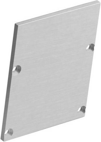 Barthelme Endkappen-Set aus Aluminium in Silber - Bild 1