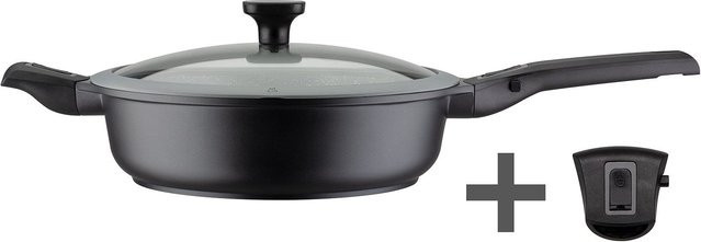 GSW Schmorpfanne EASY CLICK 5-teilig mit Glasdeckel, Farbe: Schwarz, Durchmesser: 28 cm - Bild 1