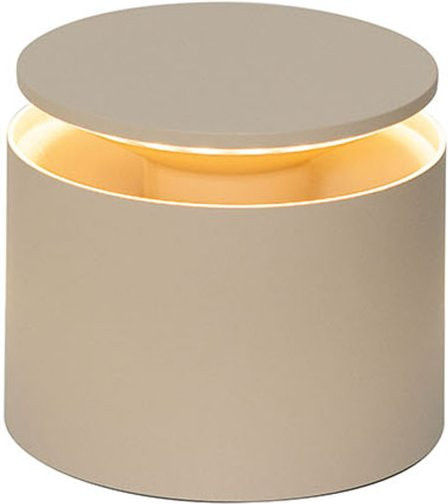 Zafferano Push-Up Pro LED-Akkuleuchte Sand, dimmbar, IP54, Tischleuchte in Beige - Bild 1