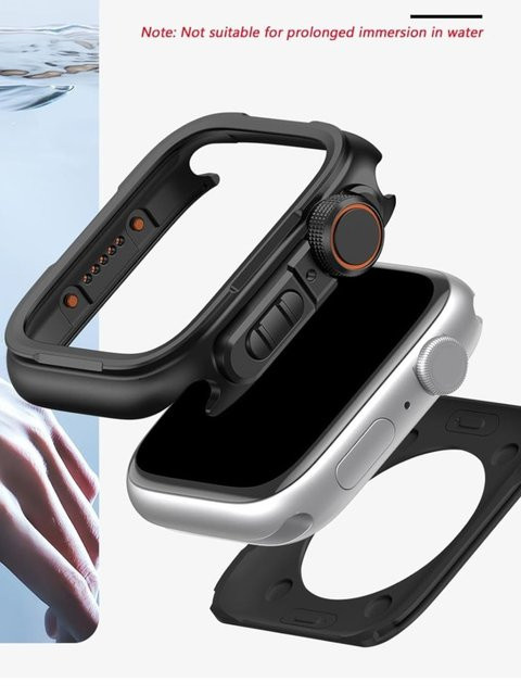 Apple Metallgehäuse für Apple Watch, Titan, black, Unisex - Bild 1