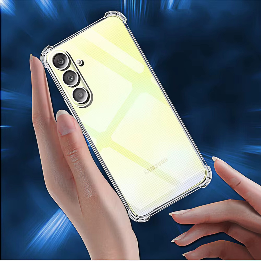 Stoßfeste Silikon Handyhülle für Samsung Galaxy A25 5G in Transparent, weiche TPU-Rückseite - Bild 5