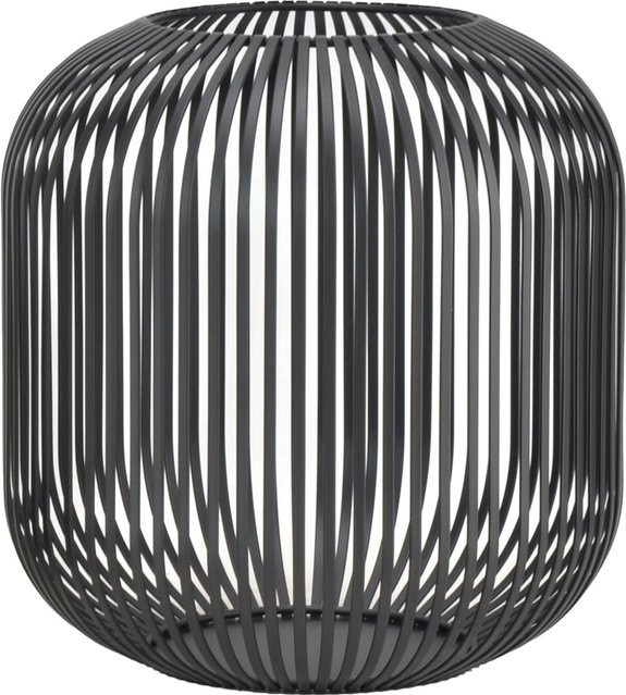 Laterne LUNARO aus Metall in Schwarz als Tischlaterne - Bild 1