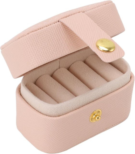 CosyHome Ringaufbewahrungsbox, PU-Leder, Rosa, Unisex - Bild 1