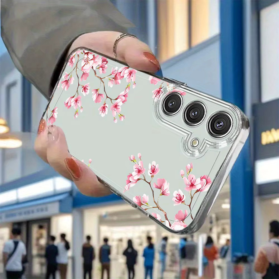 Pflaumenblüten Schutzhülle für Samsung Galaxy S26 Ultra S25 S24 FE S23 S22 S21 Plus A57 A56 5G A55 A54 A53 A26 A25 A36 A35 A17 A16 A52 - Bild 2