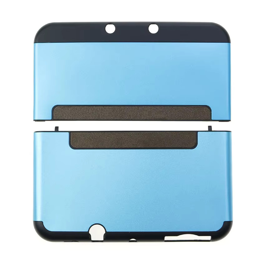 JCD Aluminium Hard Box Schutzgehäuse Shell Case als obere Rückseitenabdeckung für New 3DS XL LL in Gold oder Blau - Bild 2
