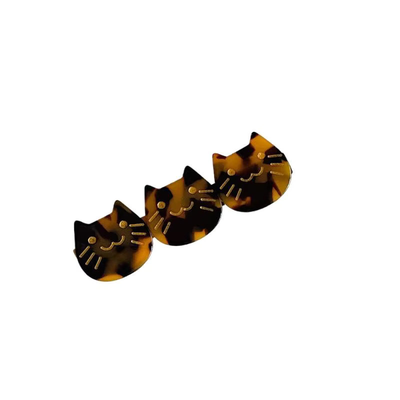 AliS8 Haarspangen aus Acetat mit Katzenmotiv, Damen - Bild 4