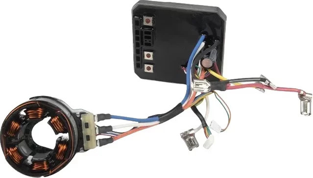 Makita Original Controller Statorbaugruppe 629A98-0 629477-6 620C64-2 für DTW300 Schlagschrauber Ersatzteil in Schwarz - Bild 1