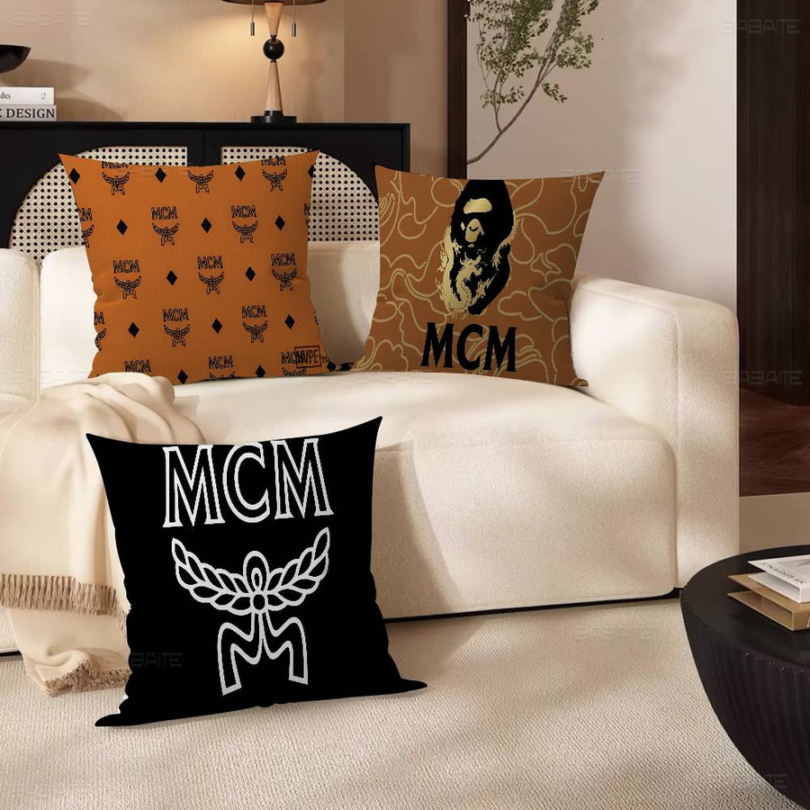 MCM Logo Kissenbezug für Sofa und Auto in verschiedenen Größen - Bild 3