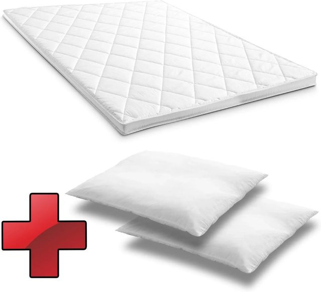 Matratzen Discount Topper T6 in Weiß B/T/H: 180 x 200 cm mit Oeko-Tex Standard 100 - Bild 1