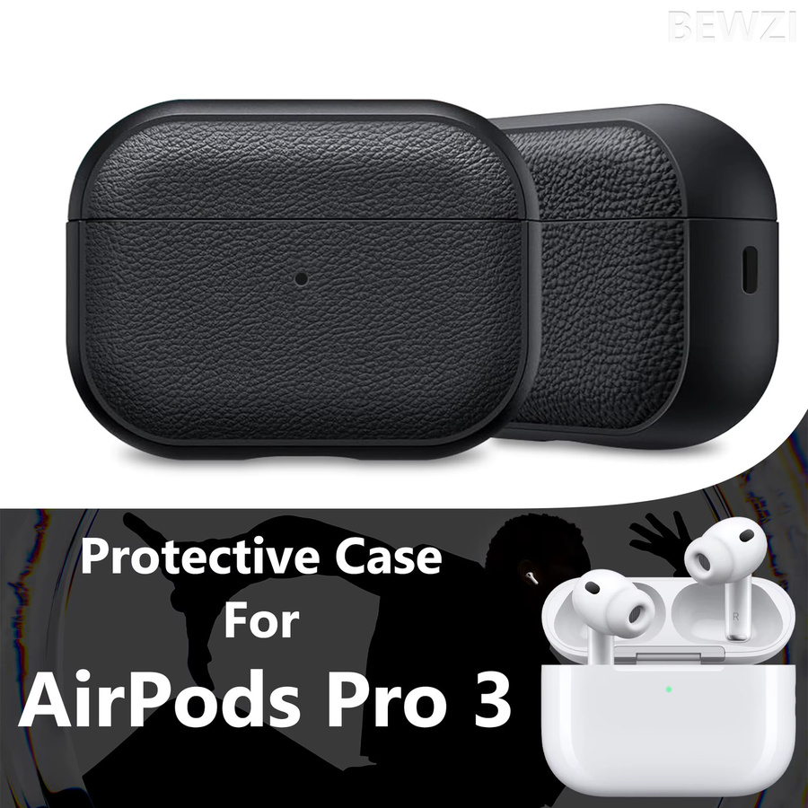 Schutzhülle für AirPods Pro 3 von BEWZI in Schwarz oder Blau - Bild 2