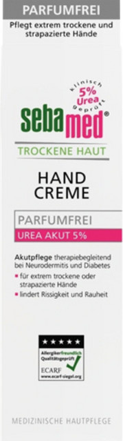 SebaMed Handcreme Urea, 75 ml, für trockene Haut - Bild 1