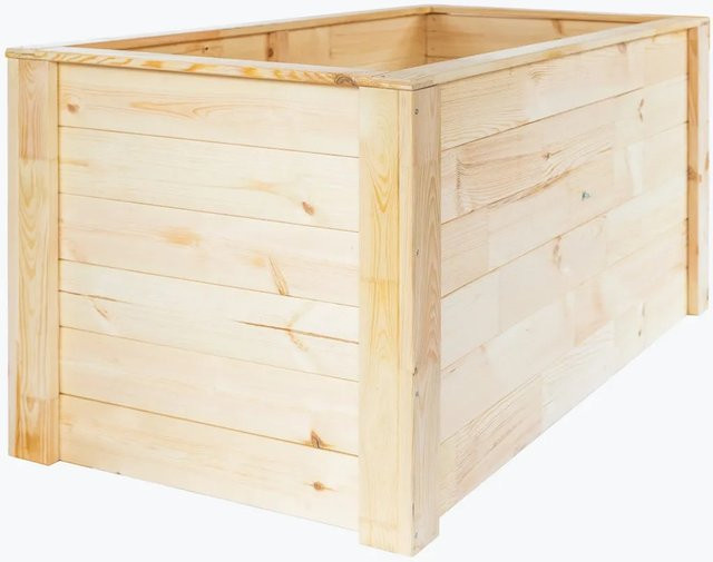 Andrewex Hochbeet aus Kiefernholz in Natur und Anthrazit, B/T/H: 150 x 76 x 79 cm - Bild 1