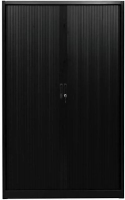 PROREGAL Rollladenschrank Weasel in Schwarz mit 5 Ordnungshöhen, H x B x T: 195 x 120 x 46 cm - Bild 1