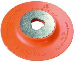 Fein Elastischer Schleifteller für Winkelschleifer in Orange, Durchmesser: 115 mm - Bild 1