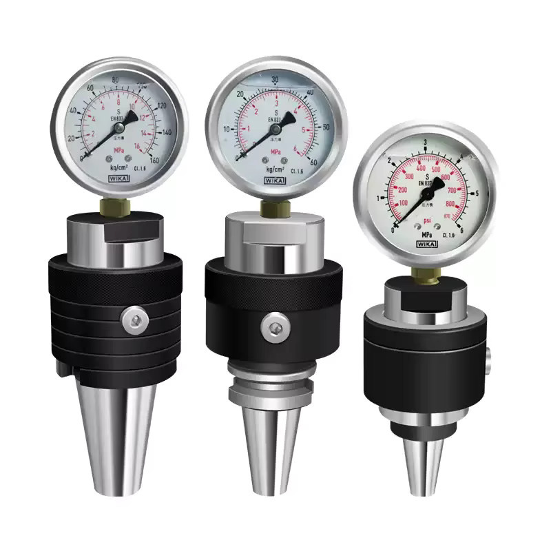 SYS Spindel-Spannungstester für Bearbeitungszentren mit Kraftmanometer für BT30, BT40 und BT50 in Silber - Bild 3