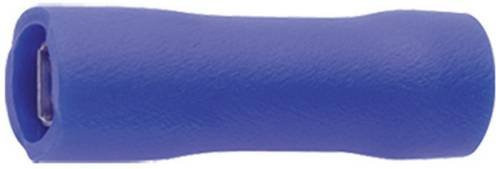 Klauke 8301AV Flachsteckhülse Blau, Steckbreite: 2,8 mm, Steckdicke: 0,8 mm, 180° Vollisoliert - Bild 1