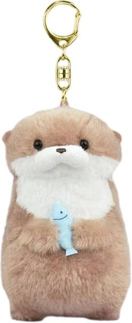 BC Pet Supplies Otter Plüschpuppen-Schlüsselanhänger, white - Bild 1