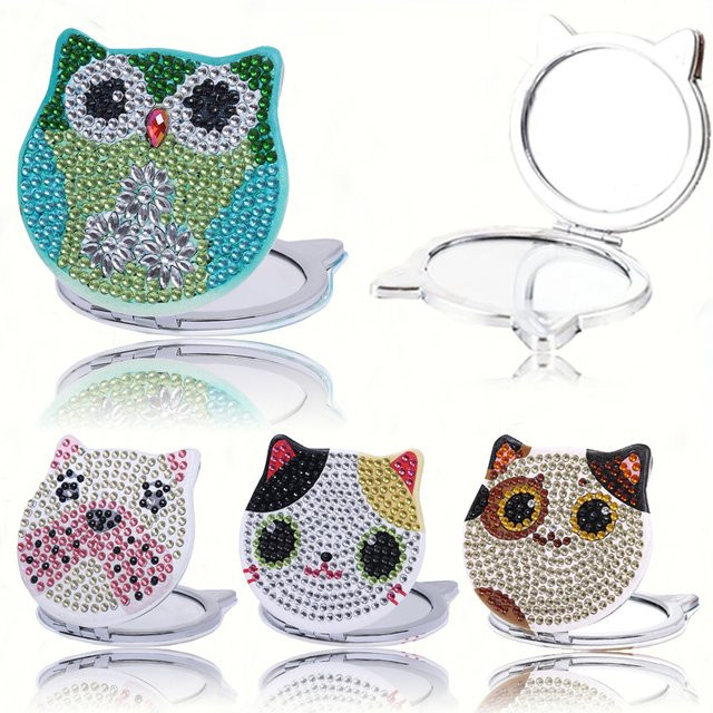 DIY-Diamant-Malerei-Kunst-Set mit Tiermuster und speziellem Spiegel-Mosaik-Design - Bild 1