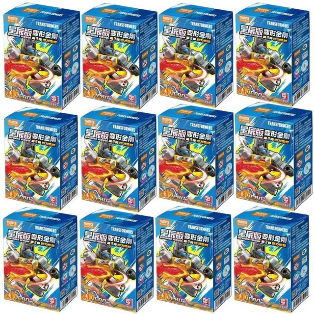 BLOKEES Transformers Defender Version 2, Baustein-Montage Blind Box, Mini Starscream Bumblebee Actionfigur - Bild 1