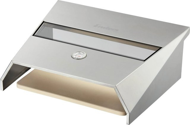 Enders Turbo Pizzacover Schutzhülle aus Edelstahl in Silber für 3-/ 4-Brenner mit Backburner - Bild 1