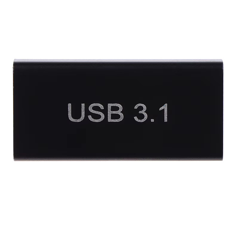 JETTING USB 3.0 auf USB Typ C Adapter Converter Buchse zu Buchse in Schwarz - Bild 2